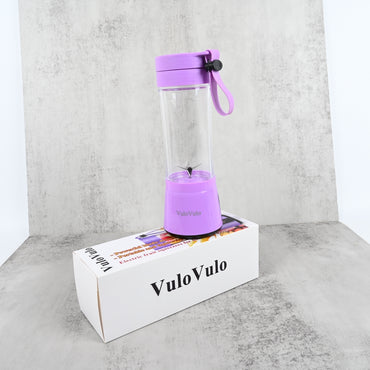 VuloVulo Mini Cyclone Electric Juicer 6-Blade Portable Fruit & Vegetable Juicer for Household Use