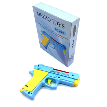 MEZZO TOYS Toy guns ABS Material Blue Yellow 13*14*3 Centimeter Children Target Toy Guns For Imaginative Play