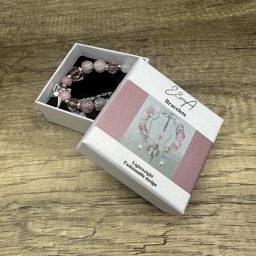 E&A Cute Cartoon Bow Bracelets - Adorable Pink Accessory for Everyday Wear