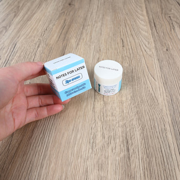 NOTES FOR LATER Brightening & Anti-Aging Eye Cream Hyaluronic Acid & Vitamin C Formula for Dark Circles & Wrinkles