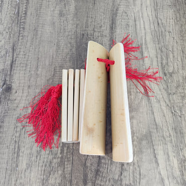 Yuemiya Natural Bamboo Clapper - Lightweight, Portable Rhythm Instrument for Performances & Musical Education