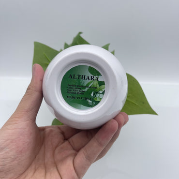 ALTHARA Lifelike Artificial Plant with Pot 1 Bundle of Vibrant Pothos for Effortless Indoor Decor