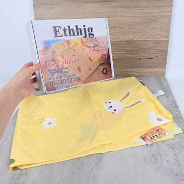 Ethhjg Soft Twin Flat Bed Sheets Premium Comfort & Easy Care Durable Bedding for Cozy Sleep
