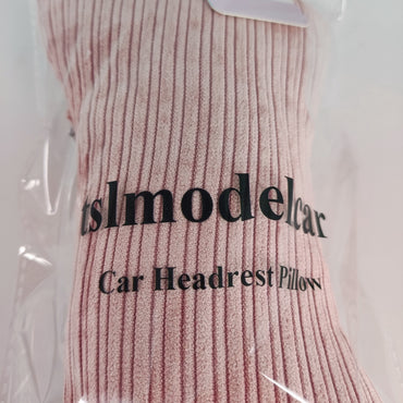 tslmodelcar Car Neck Pillow - Comfortable Pink Neck Support for Long Journeys