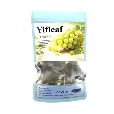 Yifleaf Fruit teas Sweet Green Grape Summer Refreshing Thirst Quenching 200mL Warm Water Brew Must Have Fruit Teas