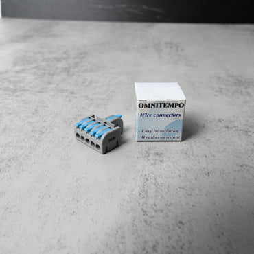OMNITEMPO Wire Connectors Terminal Connector Blue for Automotive Marine Industrial Electrical Wiring
