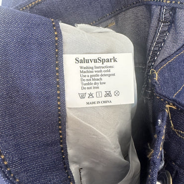 SaluvuSpark Men's Classic Denim Jeans: Timeless Straight Fit with Durable Denim for Everyday Comfort and Effortless Style
