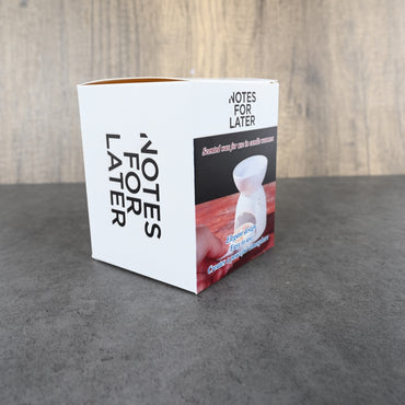 NOTES FOR LATER Ceramic Dry-Burn Aromatherapy Lamp Set with Scented Wax for Candle Warmers
