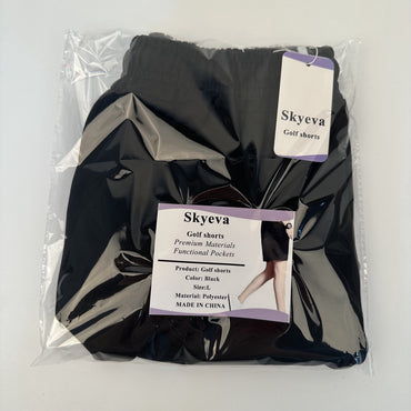Skyeva Classic Golf Shorts – Stylish and Comfortable Cotton Shorts for Casual Outings and Sports Activities
