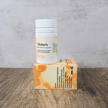 Melaris Vitamin and Mineral Supplements, 1000 mcg, High Potency Cyanocobalamin Tablets, Energy & Nervous System Support