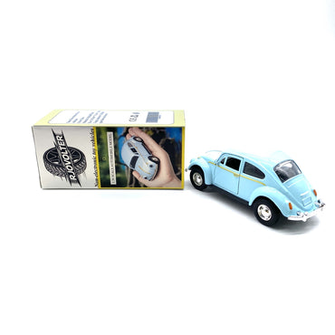 RJOVOLTER Non-electronic toy vehicles Detailed and Collectible Blue Metal and Plastic Die-Cast Ttoy Vehicles in Precise 1:36 Scale for Display and Imaginative Play