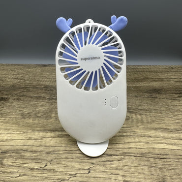 superatmo Portable Electric Fan - USB-Powered Desktop Fan for Personal Cooling