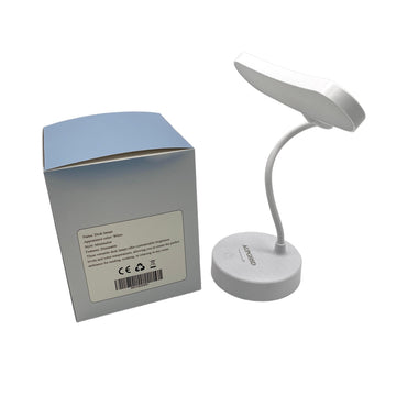 AUPGHSD Desk lamps White Minimalist Dimmable Flexible Gooseneck LED Lamp With USB Power Desk Lamps For Reading Working And Relaxing