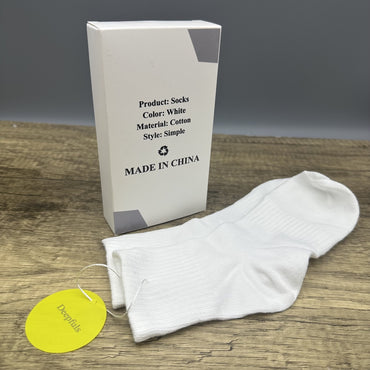 Deepfuls Premium Ankle Socks High-Quality Cotton Socks for Everyday Comfort – Breathable, Moisture-Wicking, and Designed for All-Day Wear