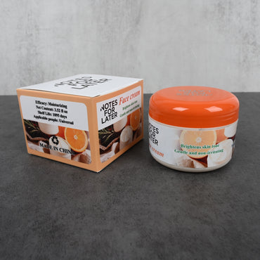 NOTES FOR LATER Vitamin C Brightening & Anti-Aging Facial Cream Hydrating Antioxidant Formula for Youthful Radiance