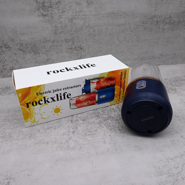 rockxlife Electric Juice Extractors: Portable USB Rechargeable Mini Blender for Smoothies and Fresh Juice