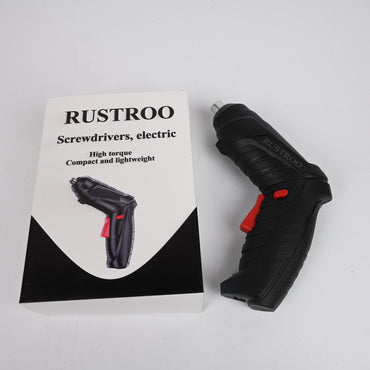 RUSTROO Cordless Electric Screwdriver Set for Home Repair and Professional Use