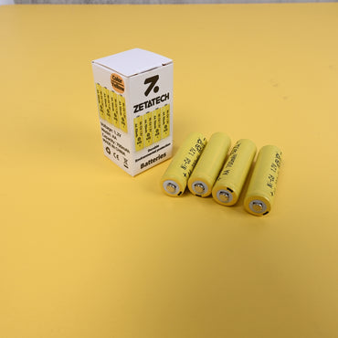 Z ZETATECH High-Performance AA Batteries for Everyday Devices, Long-Lasting Power with Eco-Friendly Design