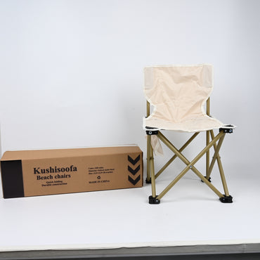 Kushisoofa Portable Folding Beach Chairs with Backrest for Camping, Fishing and Outdoor Activities