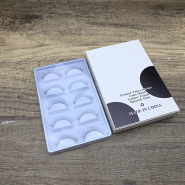 Lashhush Premium Natural False Eyelashes - Handmade Reusable 3D False Eyelashes with Ultra-Thin Band - Lightweight Glamour Fake Lashes for Natural Look