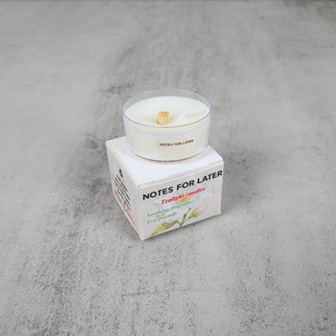 NOTES FOR LATER Jasmine Scented Tea Light Candles Floral Aromatherapy Candle Set for Relaxation & Home Decor