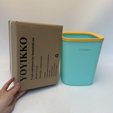 YOYIKKO Modern Square Trash Containers for Household Use Kitchen Bathroom Office Home Waste Bins Storage Organization