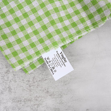 Yinglay Green Cotton-Linen Beach Mat Soft, Durable & Lightweight Picnic Blanket for Beach