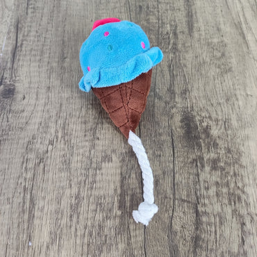 iceevery Interactive Pet Toy – Fun Playtime Companion for Dogs & Cats, Blue & Brown, Medium