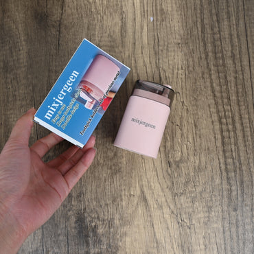 mixjergeen Press‑Top Toothpick Holder Hygienic Pink Toothpick Dispenser, Easy‑Access Design for Kitchen & Dining Table