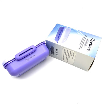 Hpexova Bento boxes Purple ABS Shell 304 Stainless Steel Inner Minimalist Thermal Insulation Portable Lunch Container Bento Boxes