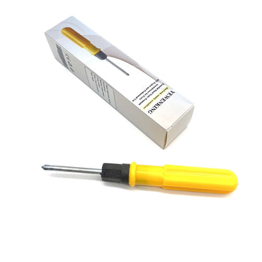 YEWENKING Hand tools, namely, screwdrivers Yellow Metal Plastic Cross Type Small Size Hand Tools DIY Professional Screwdrivers