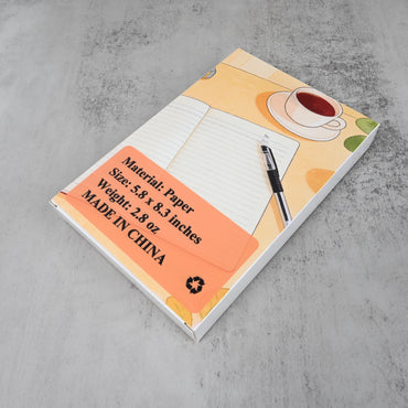 Jofxtml Compact A5 Size Paper Notebook High-Quality Lined Notebook for Note Taking & Journaling