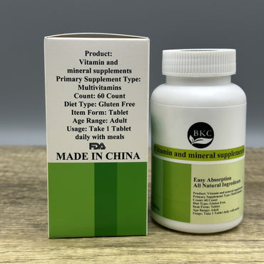 BKC Vitamin and Mineral Supplements – Berry Flavored, Chewable Tablets for Optimal Health