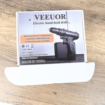 VEEUOR Black Warrior 198tV Handheld Electric Drill Dual-Speed Impact Drill with Ergonomic Grip