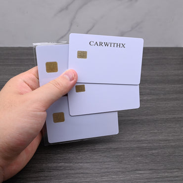 CARWITHX Chipcards Professional 4442 Contact IC Smart Card for Secure Access Control