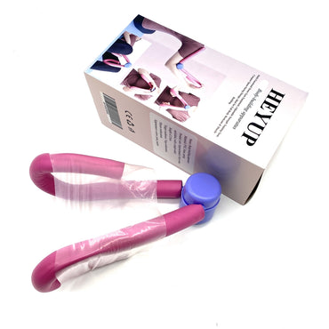 HEYUP Body-building apparatus Pink & Purple Leg Arm Chest Trainer With Center Spring Home Gym Body Building Apparatus For Fitness