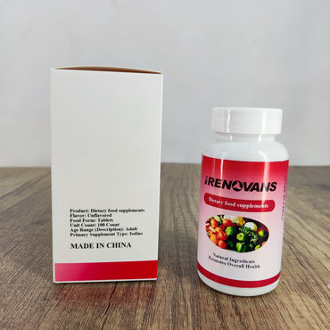 RENOVANS Dietary Food Supplements - Unflavored Iodine Tablets