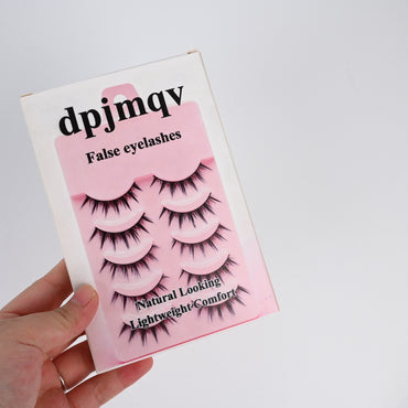 dpjmqv 5 Pairs Little Devil False Eyelashes Dramatic Reusable False Eyelashes for Special Events
