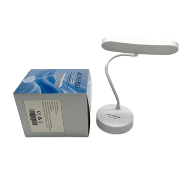 AUPGHSD Desk lamps White Minimalist Dimmable Flexible Gooseneck LED Lamp With USB Power Desk Lamps For Reading Working And Relaxing