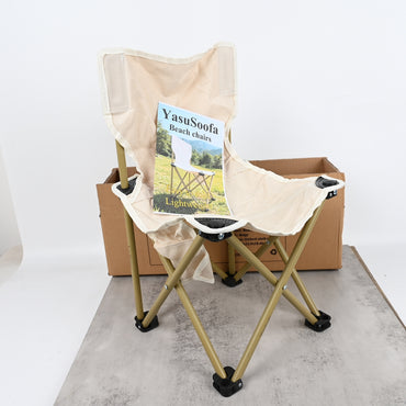 YasuSoofa Portable Folding Beach Chair Lightweight Outdoor Chair for Fishing Picnic Camping Backrest Support