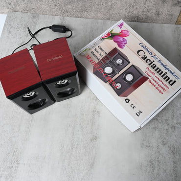 Caciamind High-Performance Speaker Cabinet Clear Sound Enclosure for Home