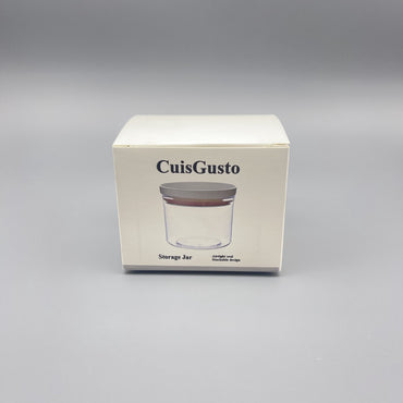 CuisGusto Stylish Storage Jar - Durable Plastic Container for Home and Office Organization