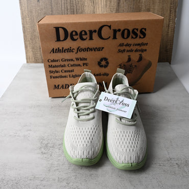 DeerCross Athletic Footwear Women's Athletic Casual Shoes Breathable Mesh Shock Absorbing