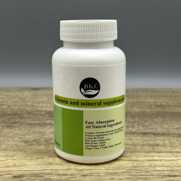BKC Vitamin and Mineral Supplements – Berry Flavored, Chewable Tablets for Optimal Health