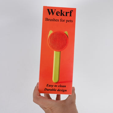 Wekrf Green Cat Grooming Brushes for Pets Deshedding Brushes for Pets with Steel Pins