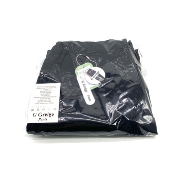 G Greige Pants Polyester Cotton 71% To 80% Straight Tube Long Casual Button Micro Elastic Moisture Wicking Pants