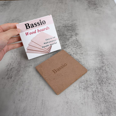 Bassio High-Quality Wooden Plank – Sanded Solid Wood Board for DIY Projects, Furniture Building, Crafts & Home Improvement