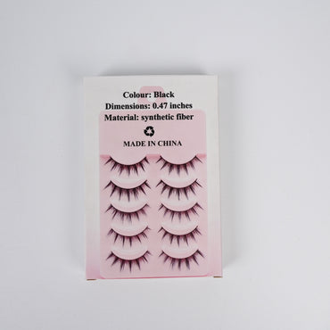 dpjmqv 5 Pairs Little Devil False Eyelashes Dramatic Reusable False Eyelashes for Special Events