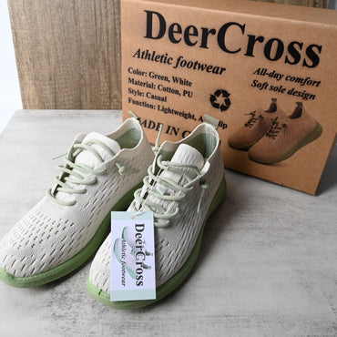DeerCross Athletic Footwear Women's Athletic Casual Shoes Breathable Mesh Shock Absorbing