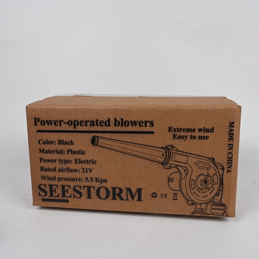 SEESTORM Cordless Power-Operated Blower with Dust Separation System for Workshop Cleaning and Debris Management